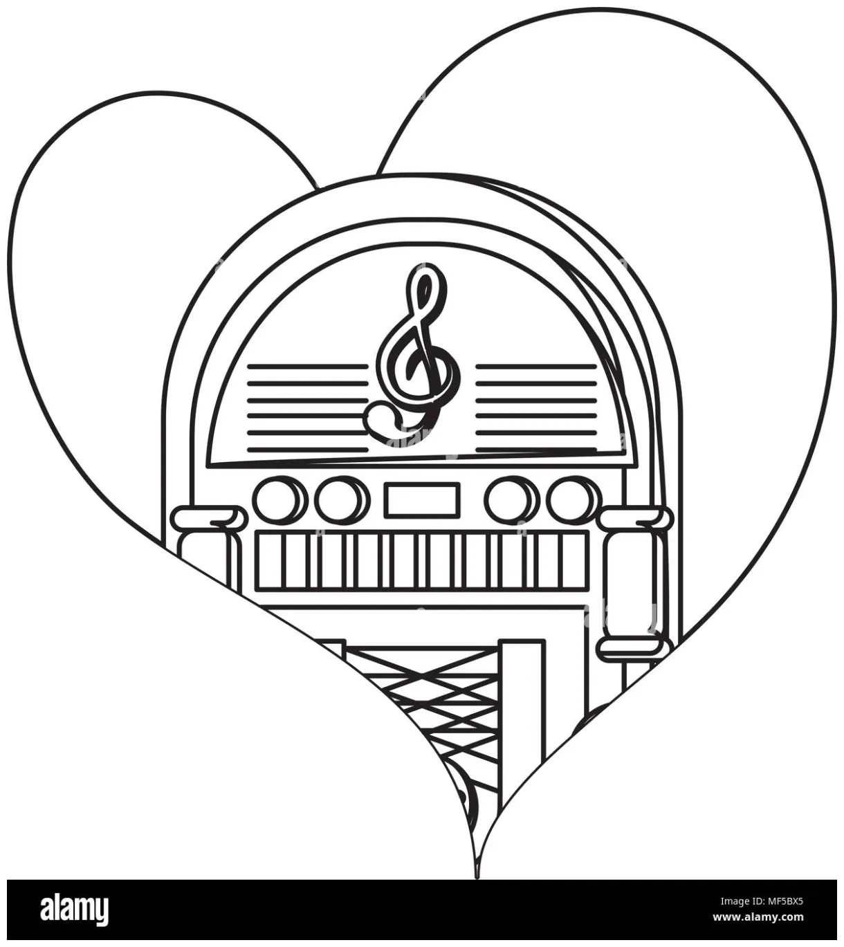 Jukebox printable coloring pages [2025]