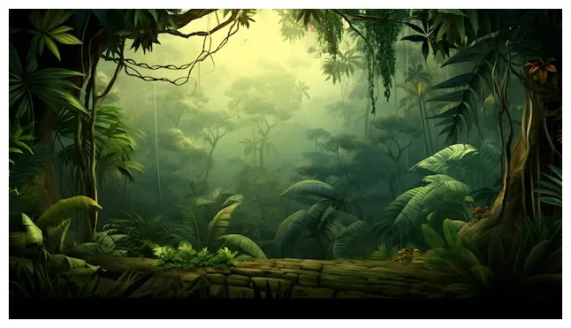 Jungle powerpoint premium ai-generated