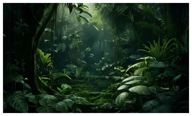 Premium tropical foliage jungle jungle