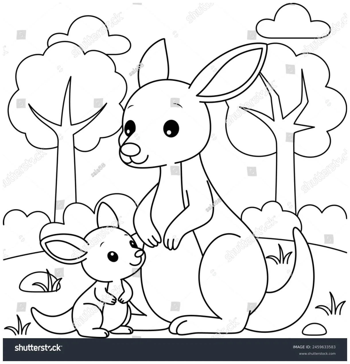 Kangaroo Coloring Pages [2025]