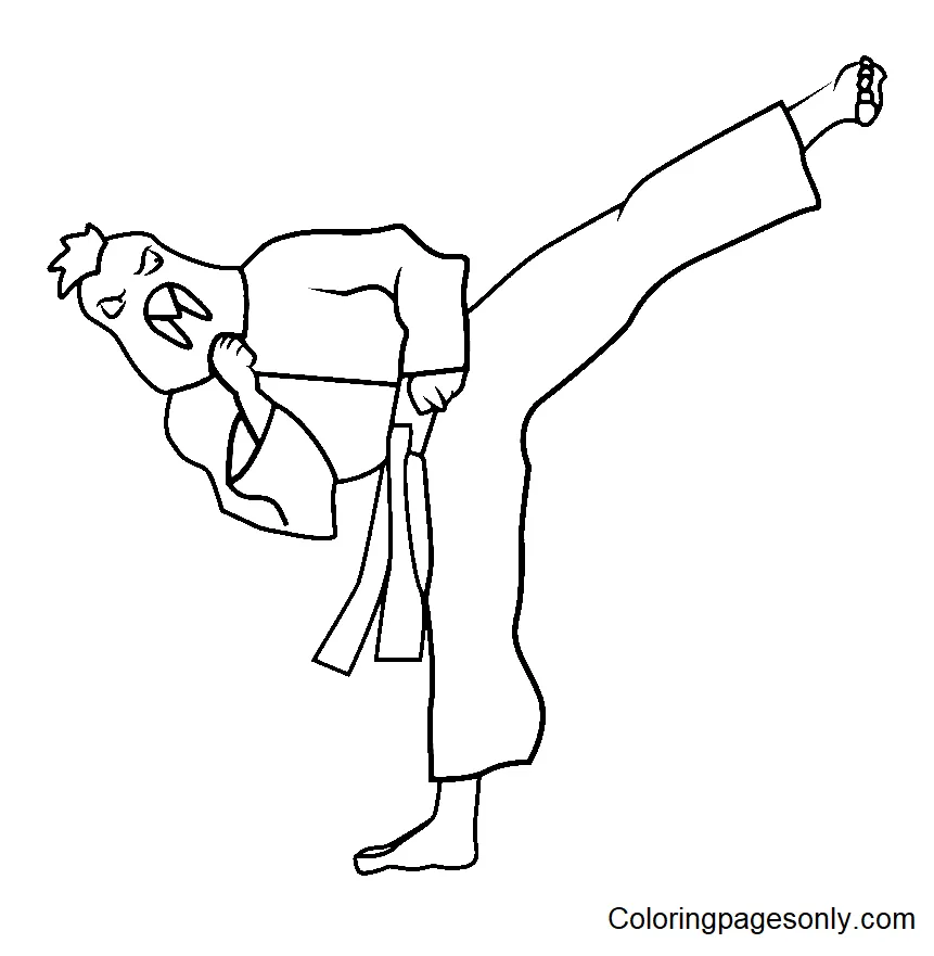 30+ karate coloring pages free printable pdf & online coloring