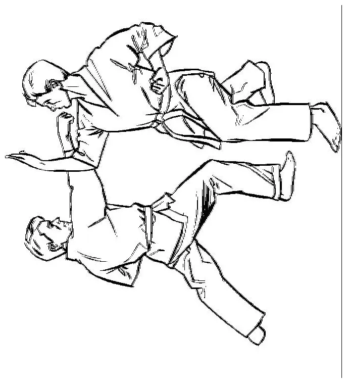 Kids-n-fun coloring page karate karate