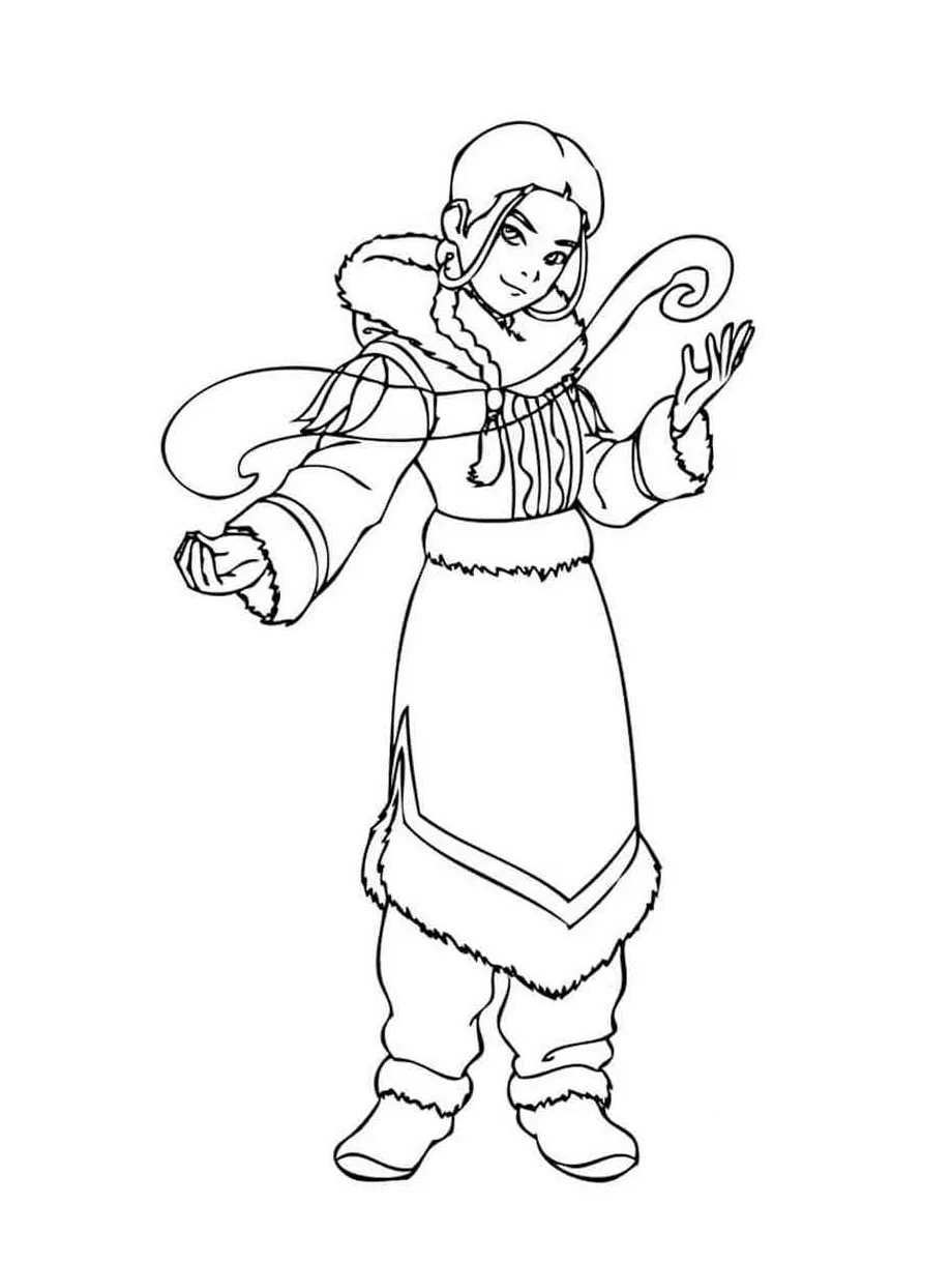 Katara coloring pages