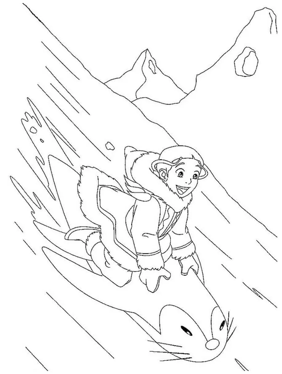 Katara coloring pages