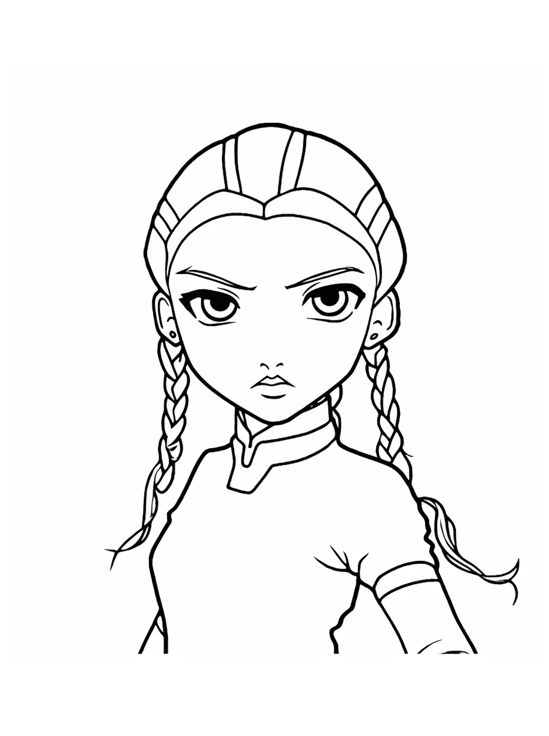 Katara - Lol Coloring Pages | Coloring pages, Katara, Kid coloring page
