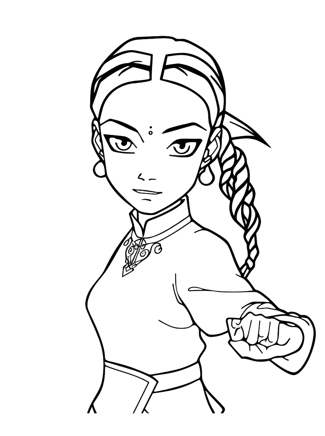 Katara - Lol Coloring Pages | Coloring pages, Color, Coloring pages for