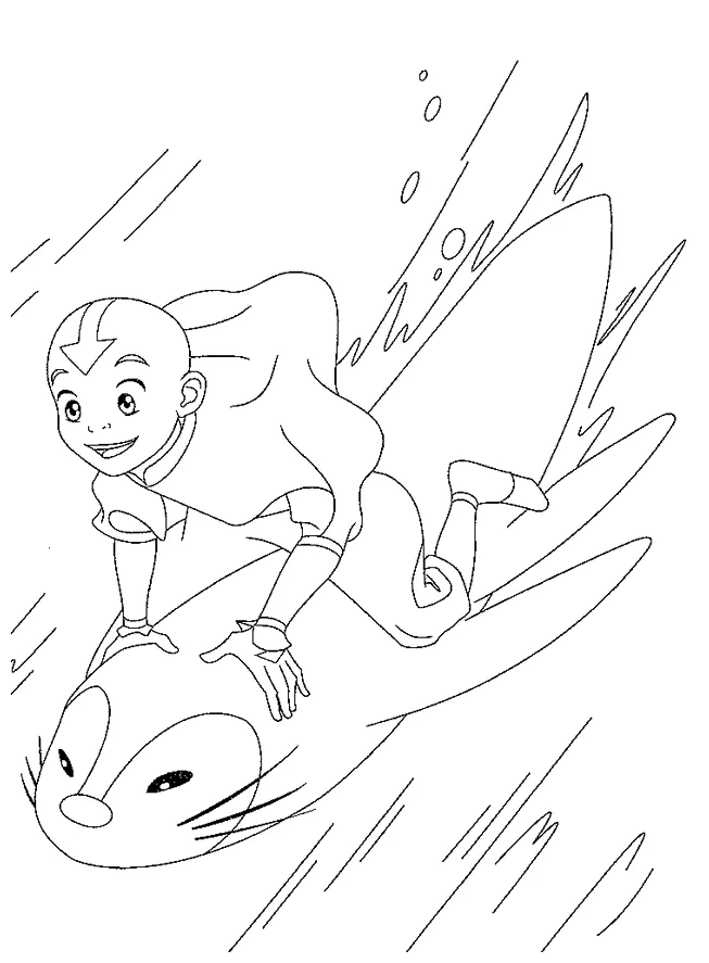 Katara Coloring Pages - Coloring Nation