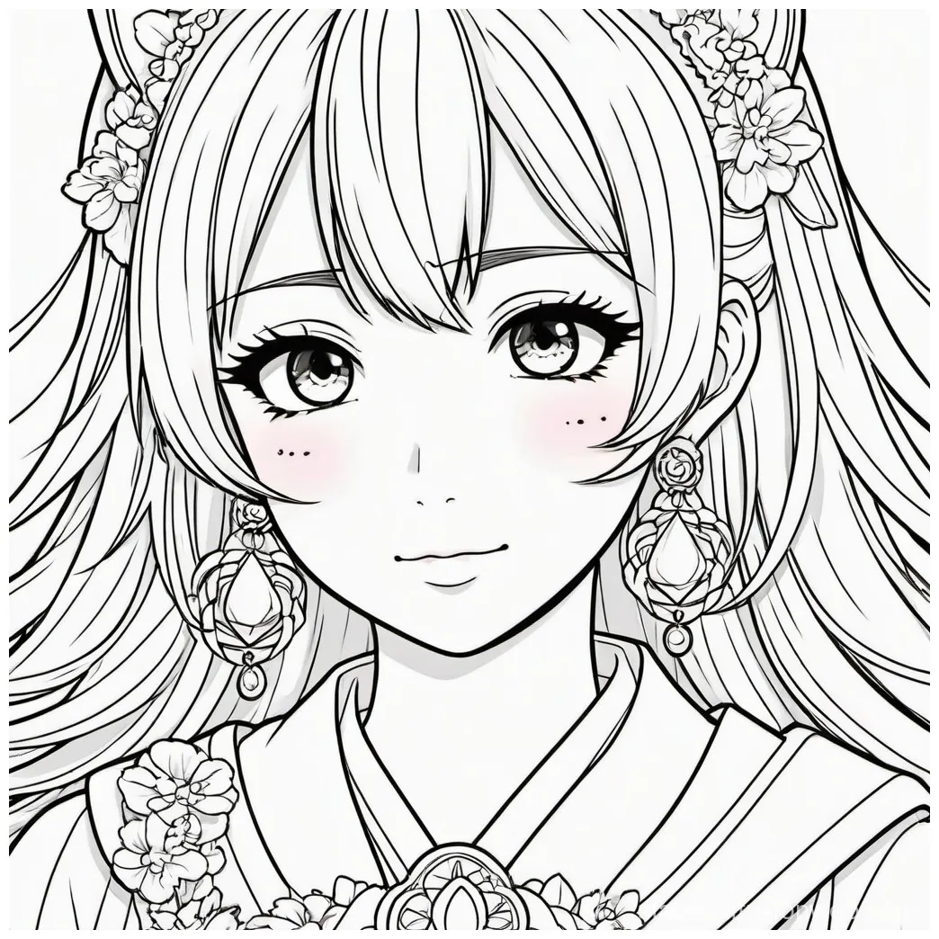 Kawaii character coloring art stable diffusion online