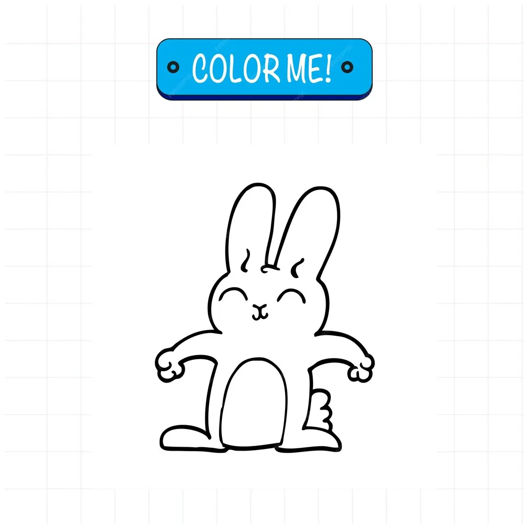 Premium vector hand drawn kawaii coloring book illustration and