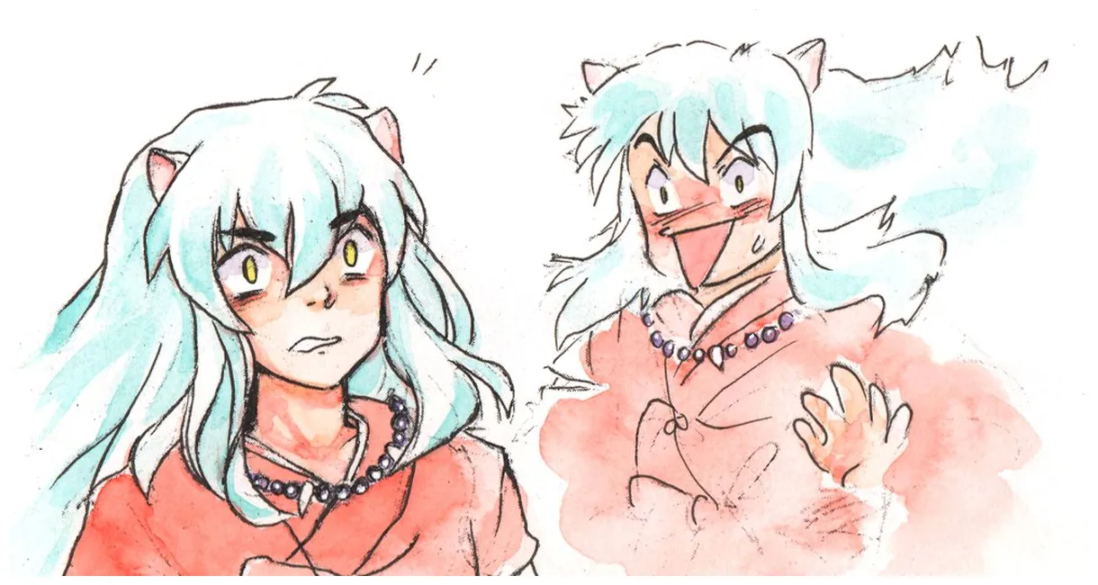 #犬夜叉 犬夜叉の透明水彩ログ blumeのイラスト pixiv