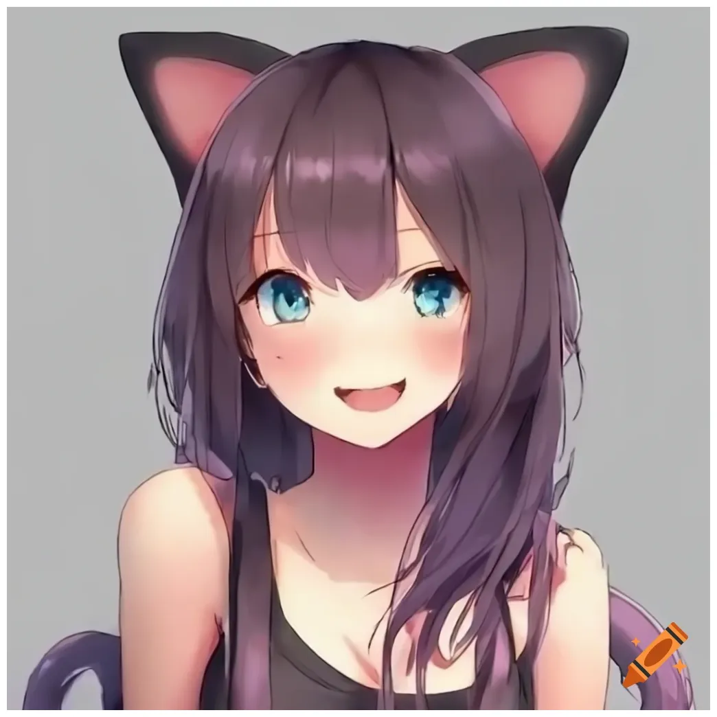 Draw cute anime girl with cat ears at james oneill blog