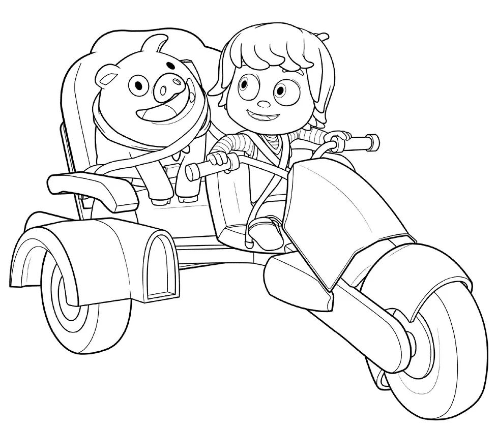 Kazoops printable coloring page