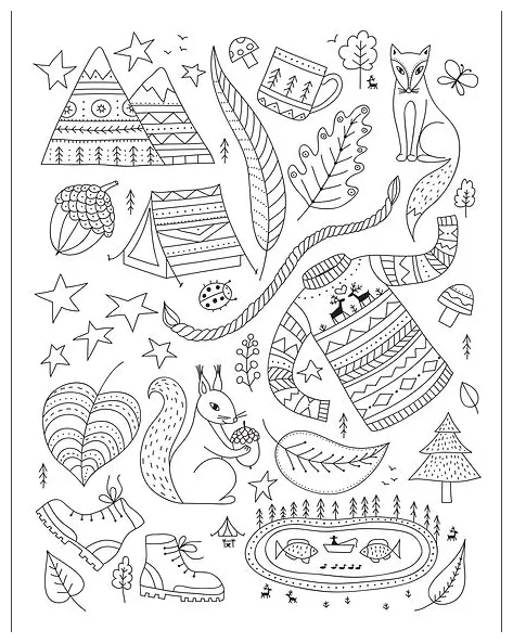Coloring page for kazoo magazine 2 yuliia bahniuk