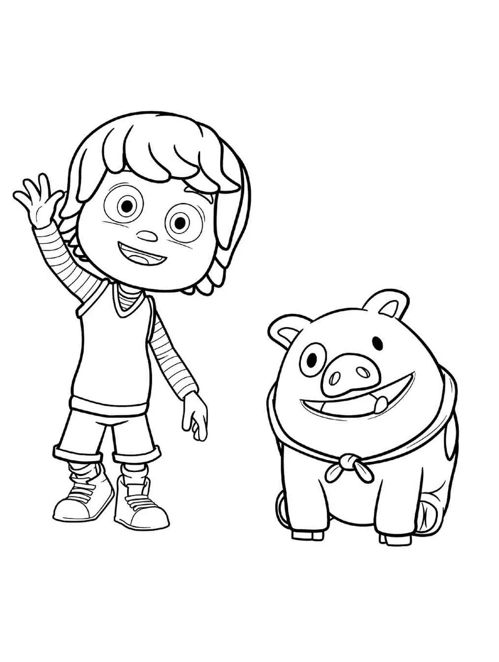 Kazoops! coloring pages
