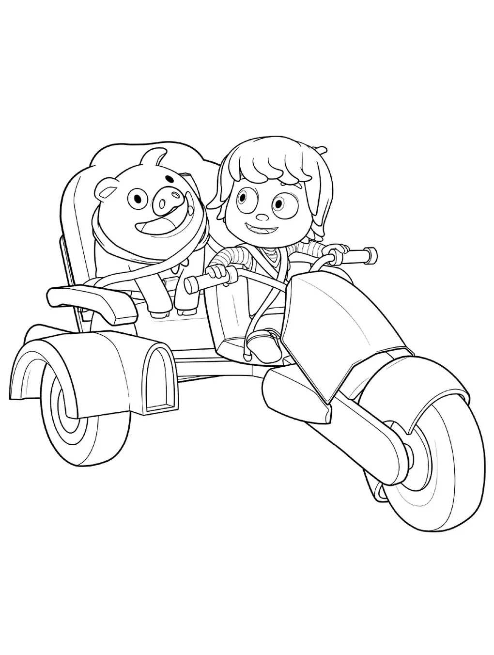 Kazoops 4 coloring page