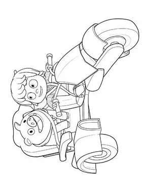 Kids-n-fun 9 coloring pages of kazoops