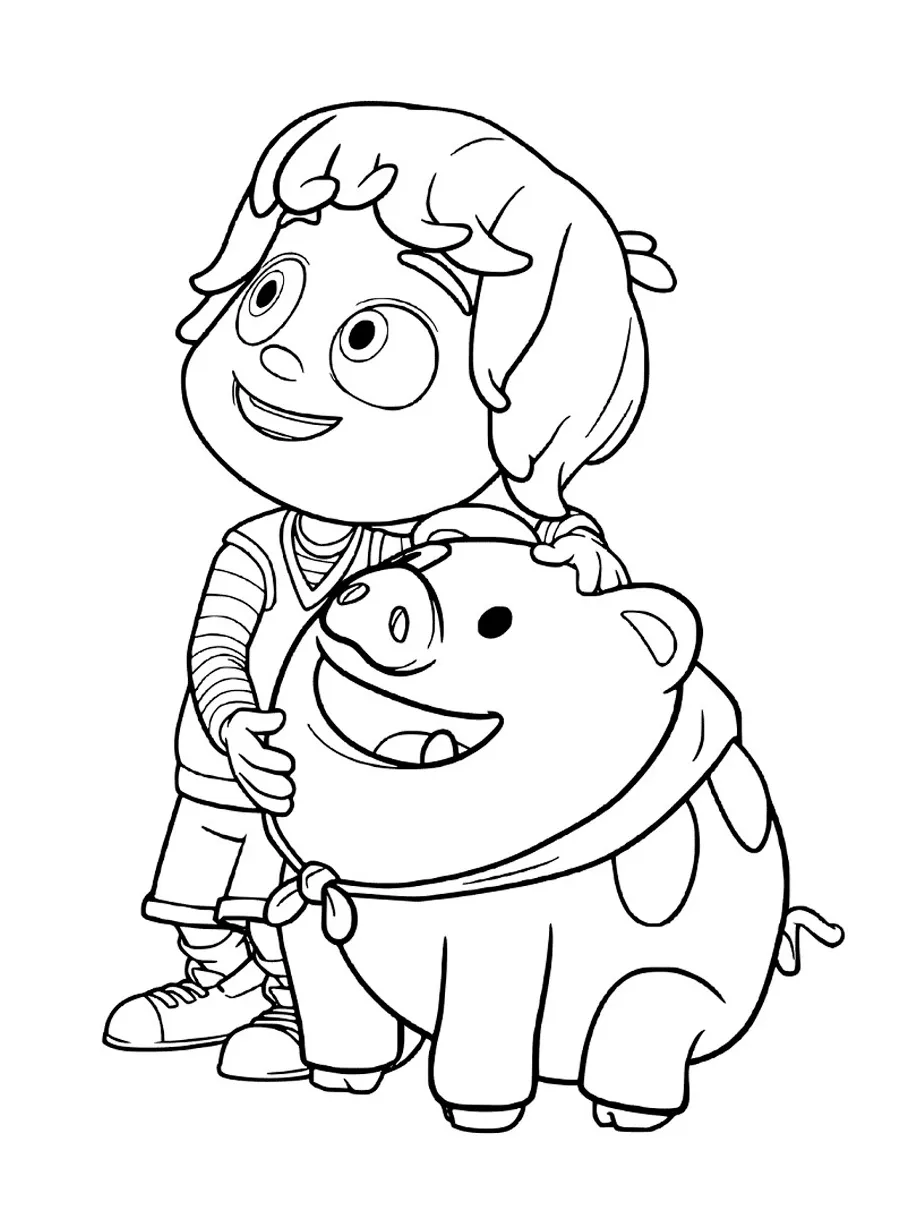 Kazoops 3 coloring page