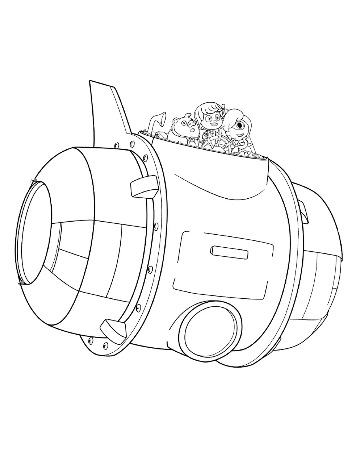 Kazoops 10 coloring page