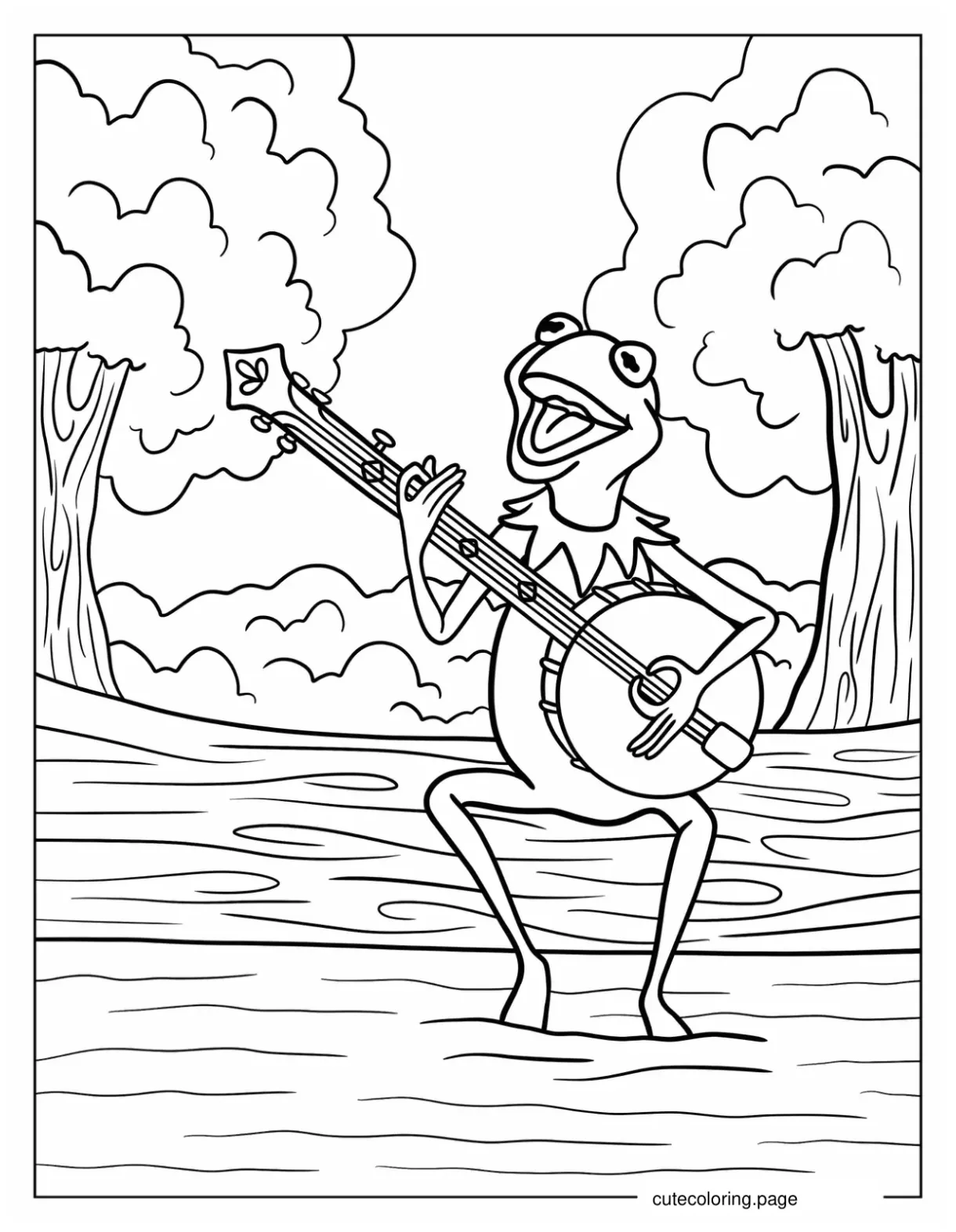 Kermit the frog coloring pages 20+ free printable coloring pages
