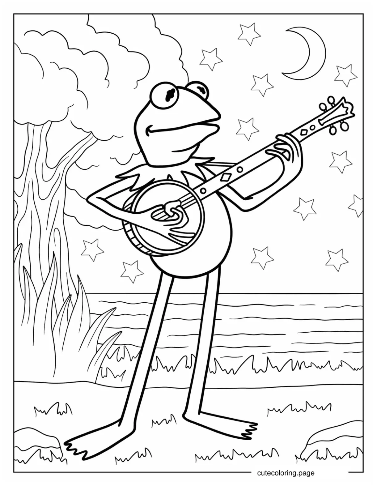 Kermit the frog coloring pages 20+ free printable coloring pages