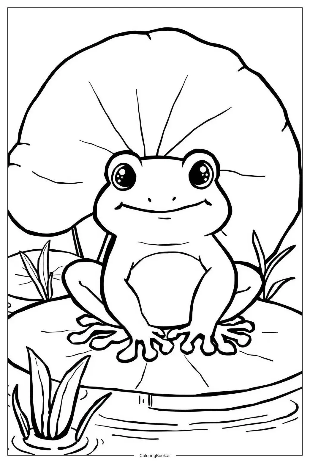 Kermit the frog playing a banjo coloring page free pdf&png printable