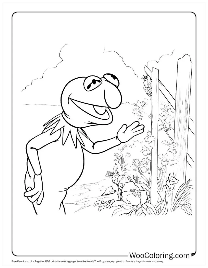 100+ Kermit The Frog coloring pages (Free PDF To Print) | Woo Coloring