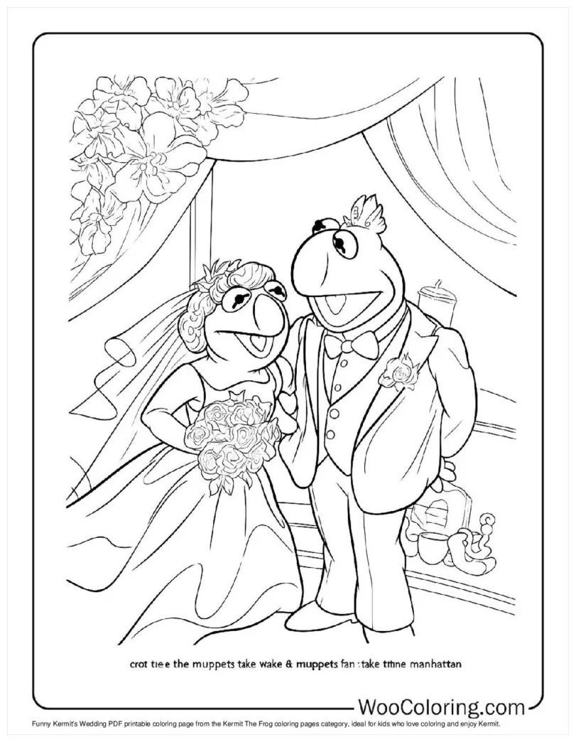100+ Kermit The Frog coloring pages (Free PDF To Print) | Woo Coloring