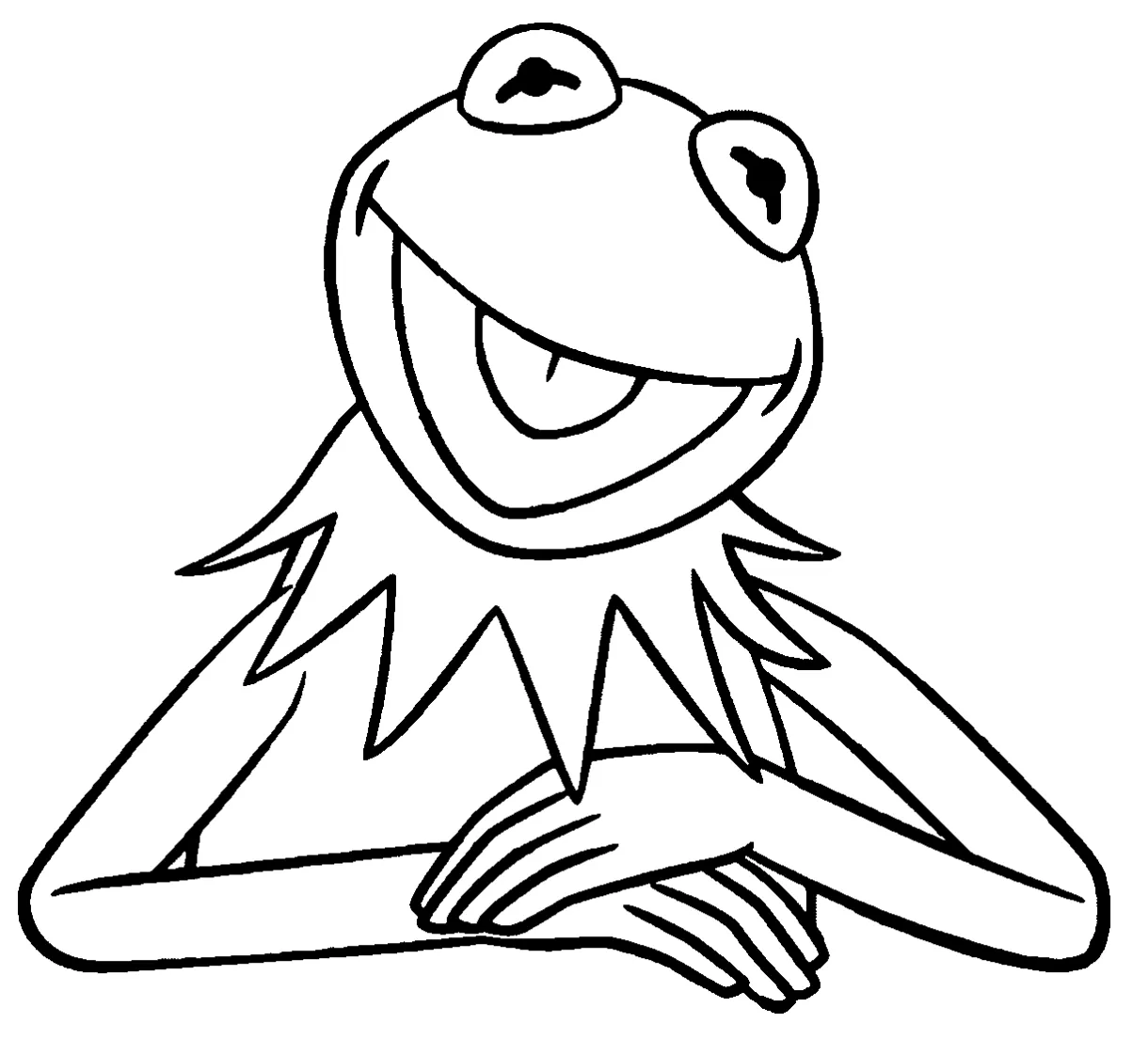 Kermit The Frog Coloring Page - Coloring Home