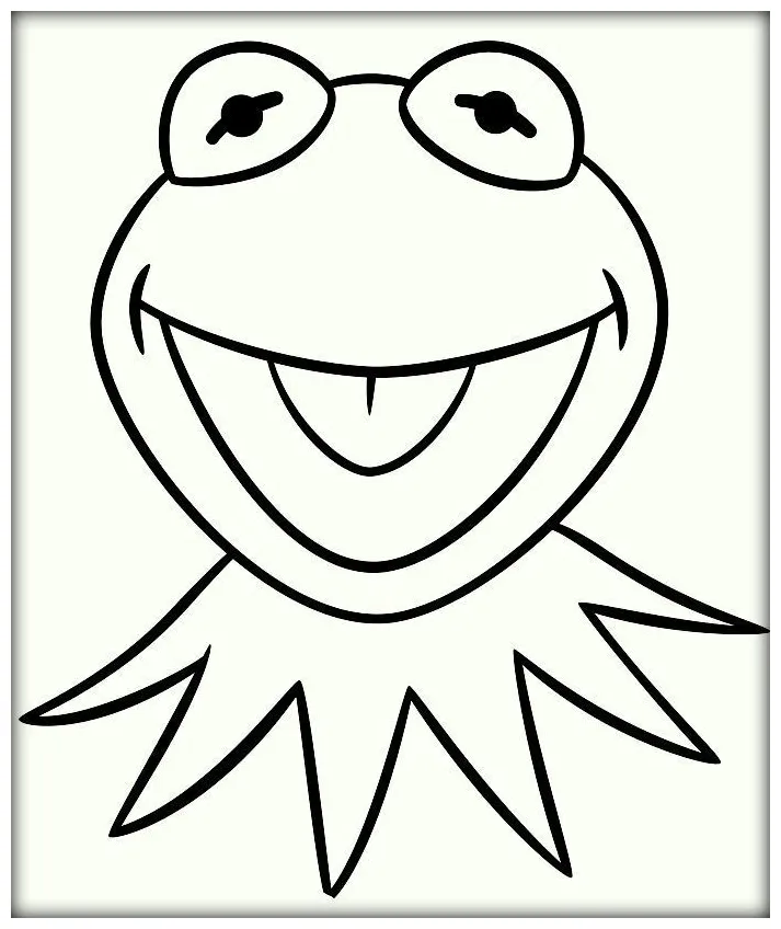 Kermit The Frog Coloring Page - Coloring Home