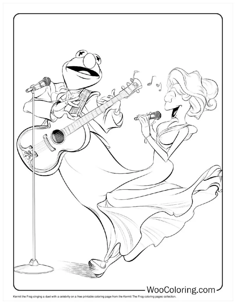 100+ Kermit The Frog coloring pages (Free PDF To Print) | Woo Coloring