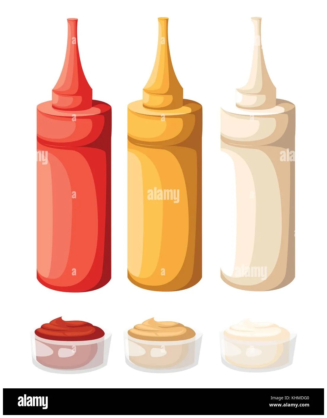 Ketchup bottle coloring page