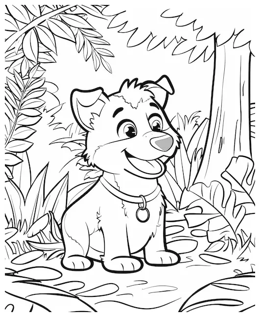 Premium vector coloring page for kids