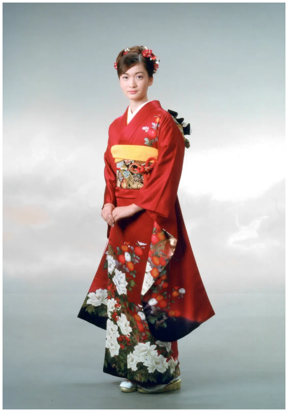 Women kimono tsumugi japan culture center