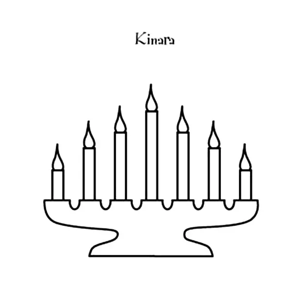 Kinara outline coloring pages kids play color