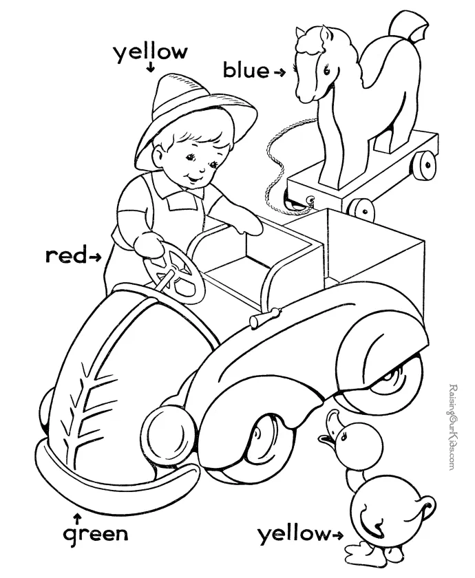 Kindergarten coloring pages & books 100% free and printable!