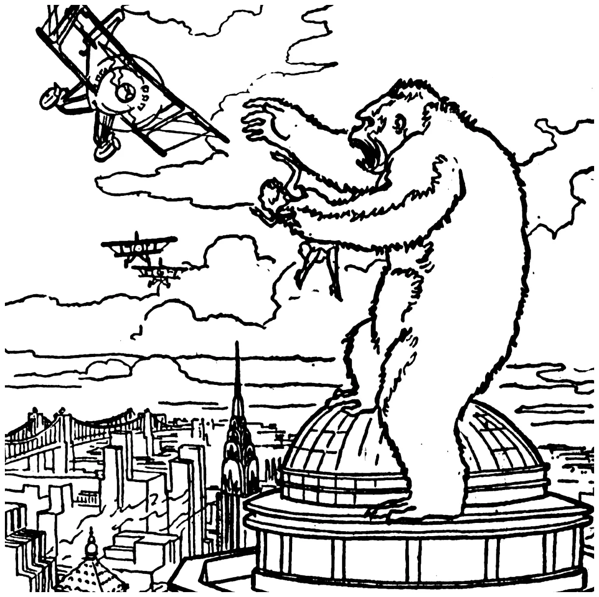 30+ king kong coloring pages free printable pdf & online coloring