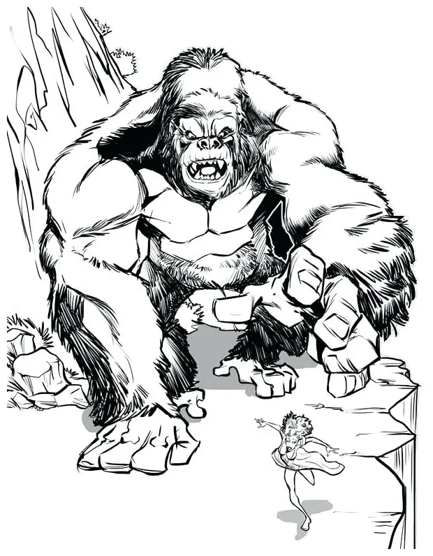 King kong coloring pages at getcolorings free printable colorings