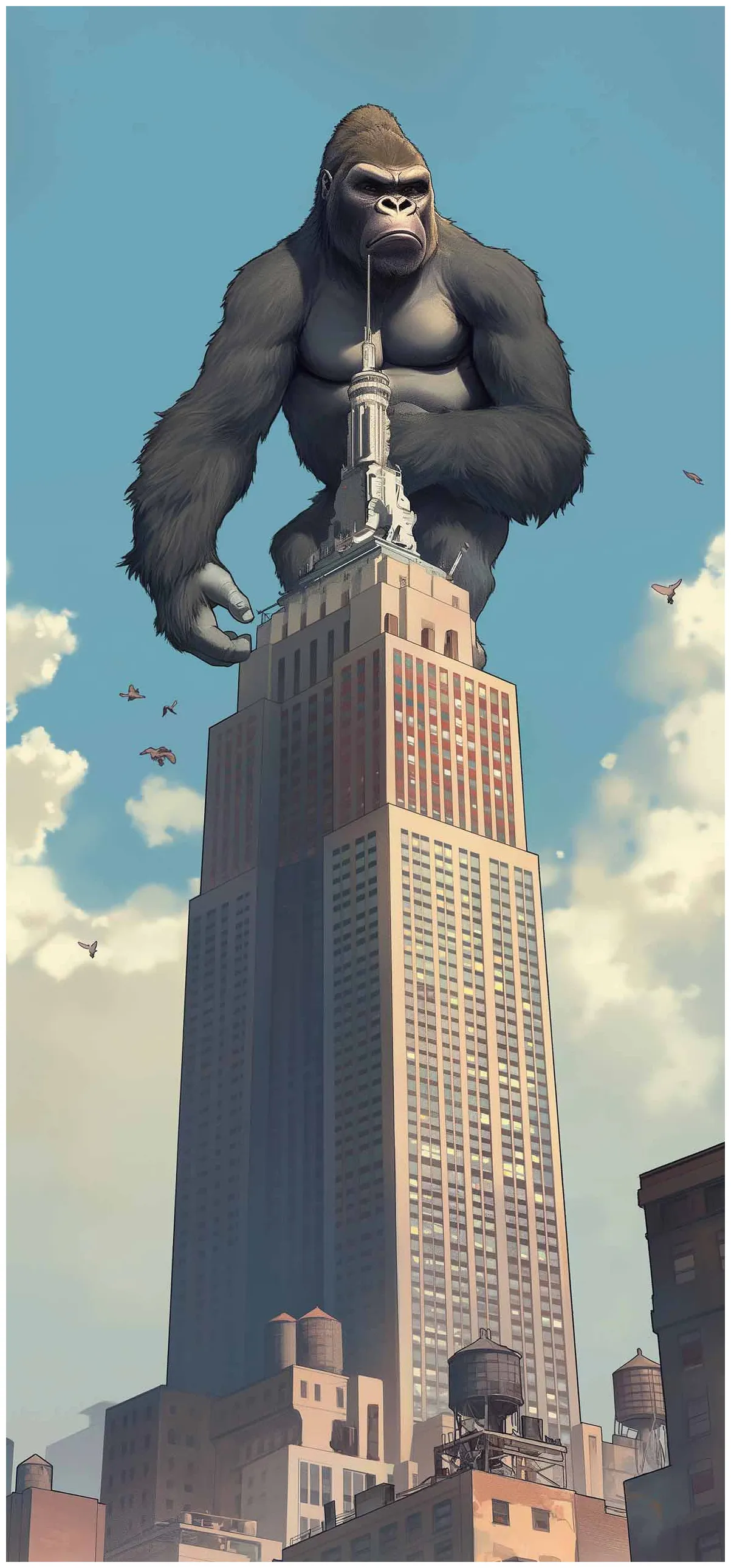 King kong on empire state building s cool