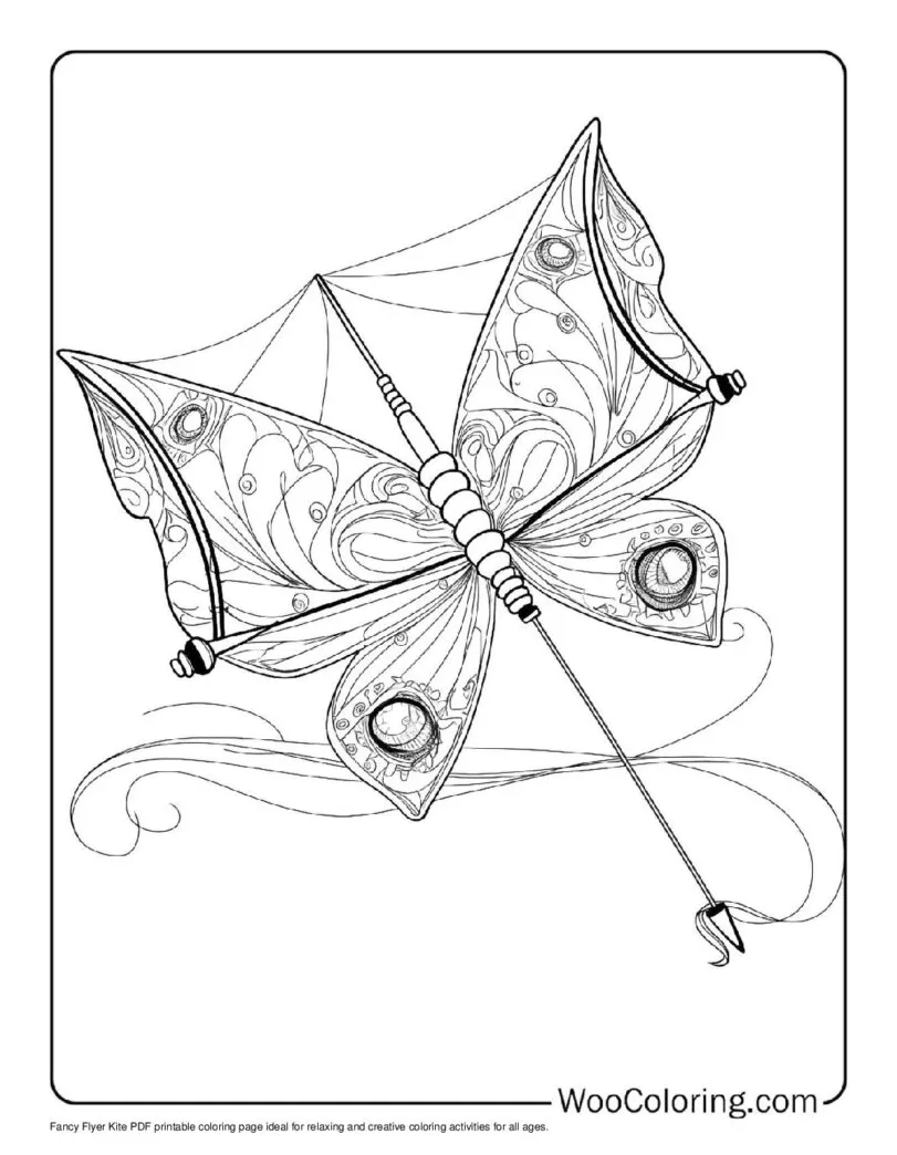 100+ kite coloring pages free pdf to print woo coloring