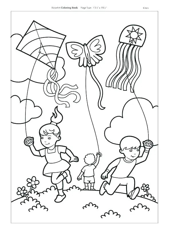 Kite coloring page at getcolorings free printable colorings pages