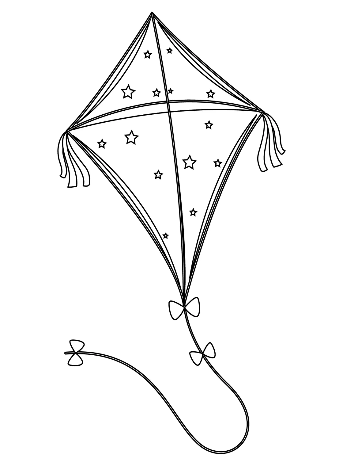 56 kite coloring pages coloringpagesonly