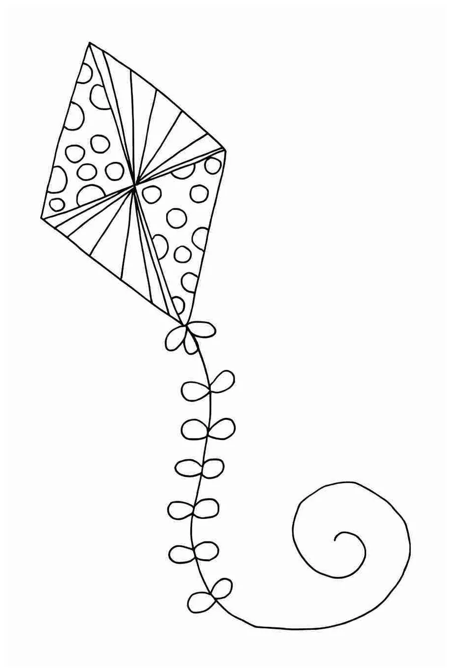 Kids flying kites coloring page coloring pages