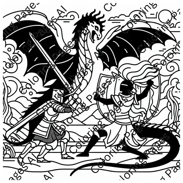 Drawing sketch style illustration