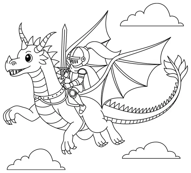 Drawing sketch style illustration