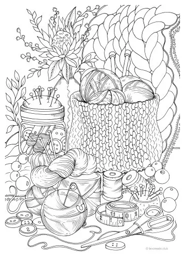 Knitting favoreads coloring club