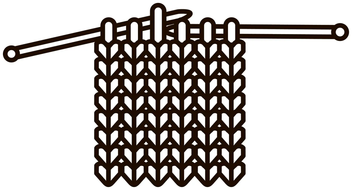 Knitting coloring page - ColouringPages