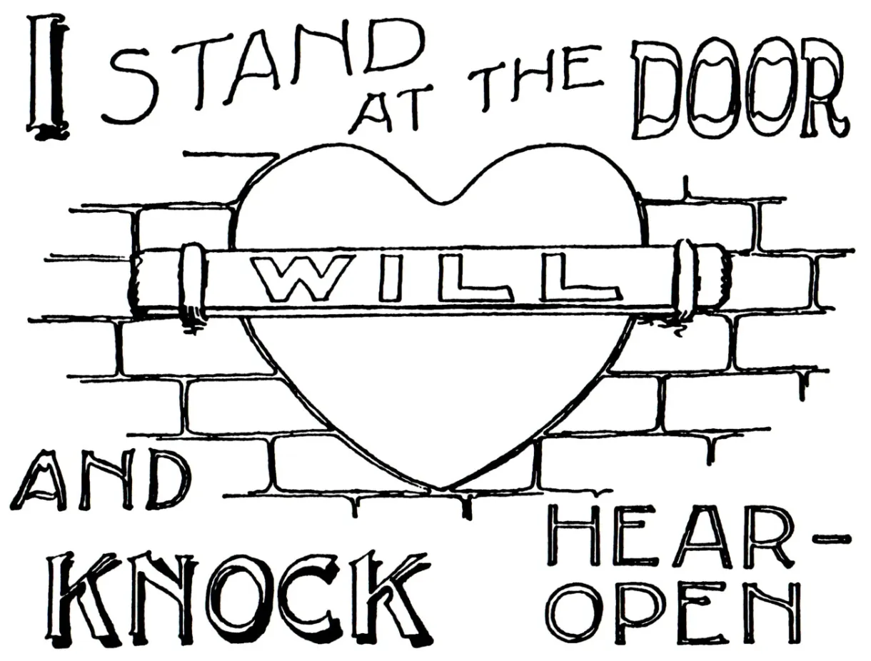 Coloring knock coloring pages