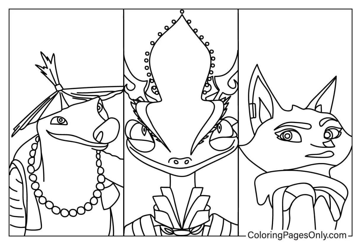 Free kung fu panda 4 coloring page free printable coloring pages