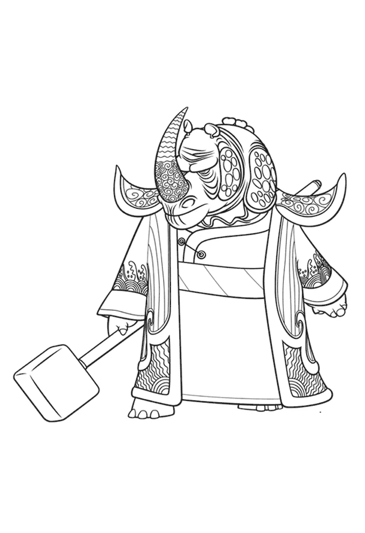 Coloring pages coloring for kids kung fu panda pages