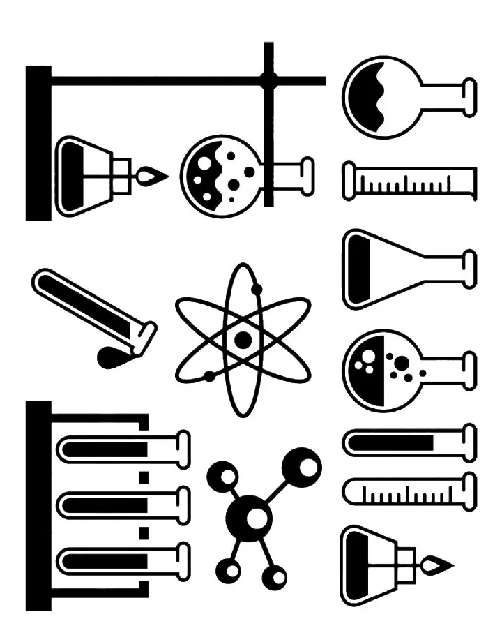 Laboratory Coloring Pages (Free Printable PDF)